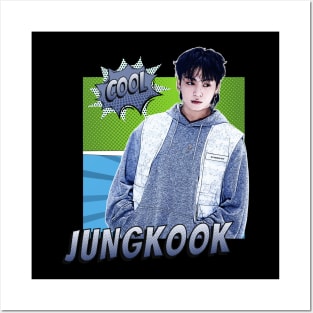 Comic Jungkook BTS Posters and Art